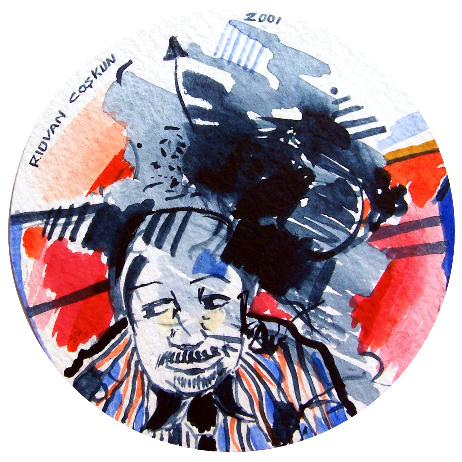 27.1 Saat İçinden 'Memur' 10x10cm 2001